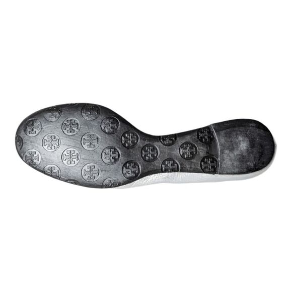 TORY BURCH Claire 'Silver' Ballet Flats Size 10.5M - Picture 9 of 11
